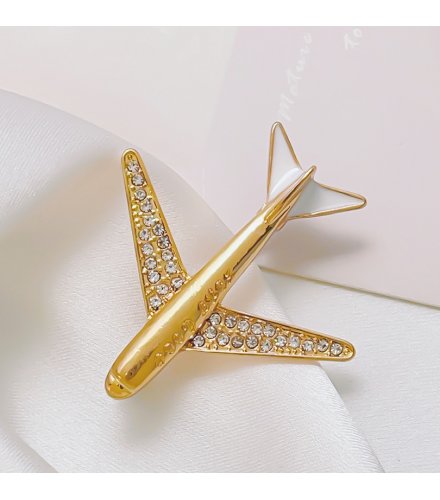 XSB294 - Elegant Aircraft Brooch 